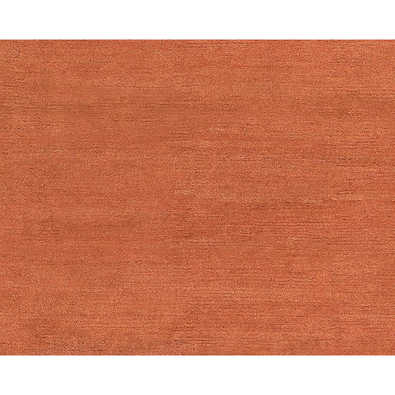 Sprouts Wool Area Rug in Orange, Rectangle 10' x 14'
