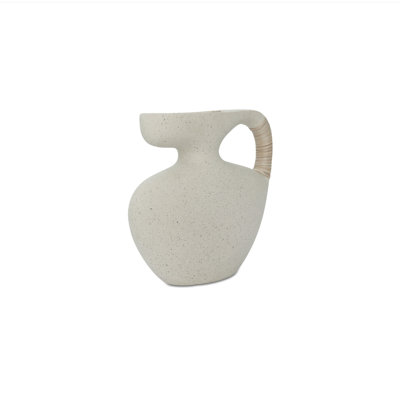 Vase, Rectangular, Ecomix, Cane Handle Detail