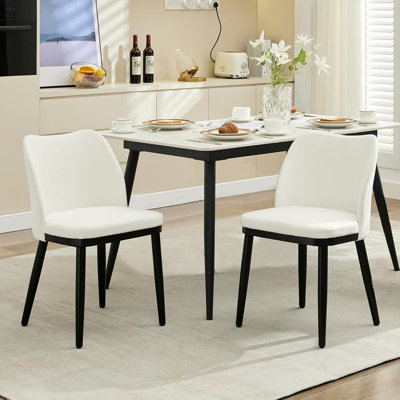 Side Chair in Beige