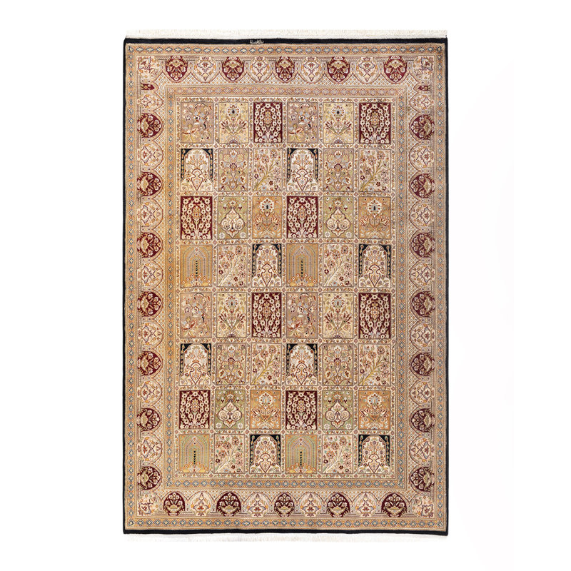 One-of-a-Kind 6' 1" X 9' 3" Hand Knotted Area Rug
