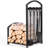 43.5cm W Metal Log Rack