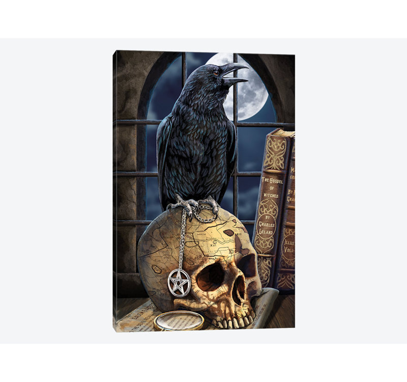 «Salem's Familiar», impression sur toile, H 40 po x l 26 po x P 1,5 po, Toile tendue, Pas de tapis