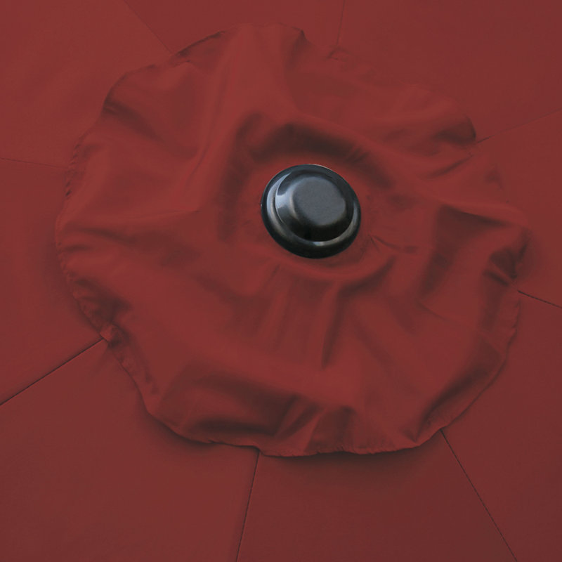 300cm Market Parasol, Wine Red