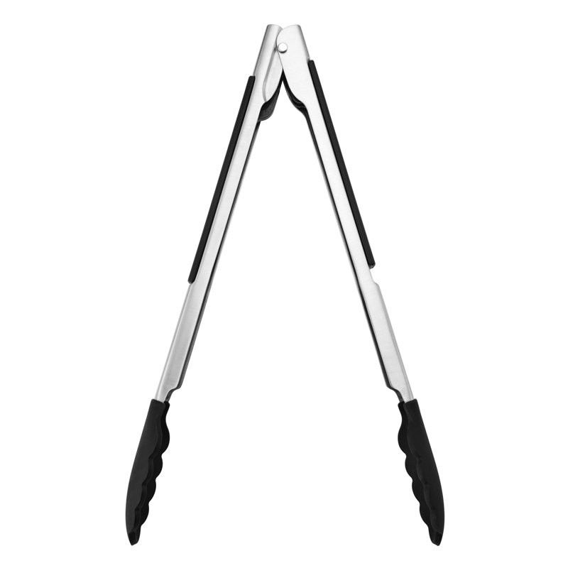 KitchenAid Silicone-Tipped Side-Locking Tongs, 23cm, 30 cm
