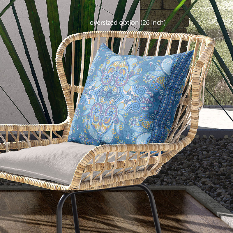 Housse et insert de coussin décoratif en polyester, 18 po x 18 po