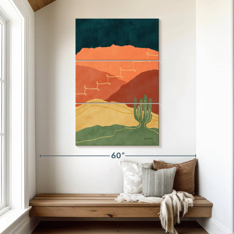 Mountainous II, 50" H x 32" W