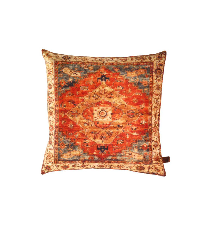 Velvet Silk Throw Square Pillow Cover & Insert