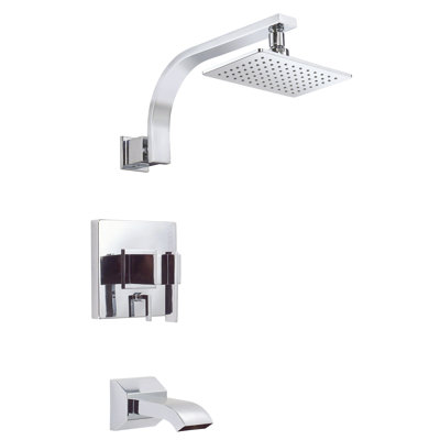 Sirius Diverter Thermostatic Tub and Shower Faucet