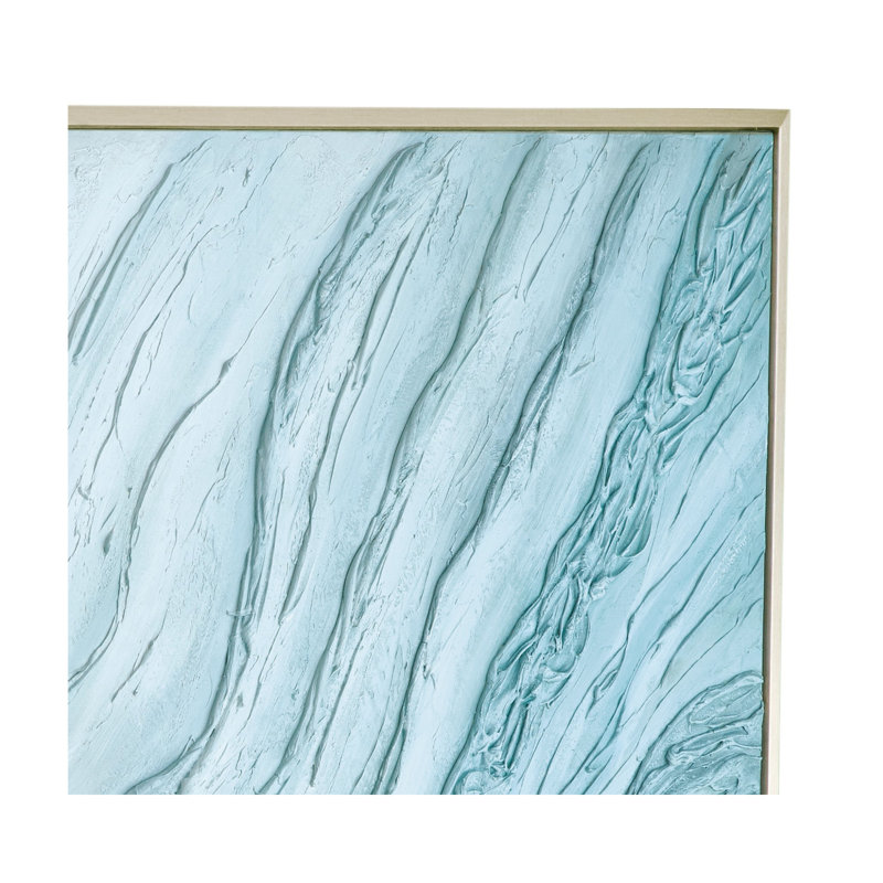 Tidal Drift Framed Canvas