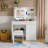 39.4'' Wide Vanity Set With Glass Table Top