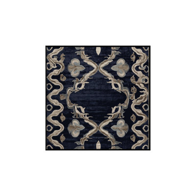 Machine Washable Gray Area Rug