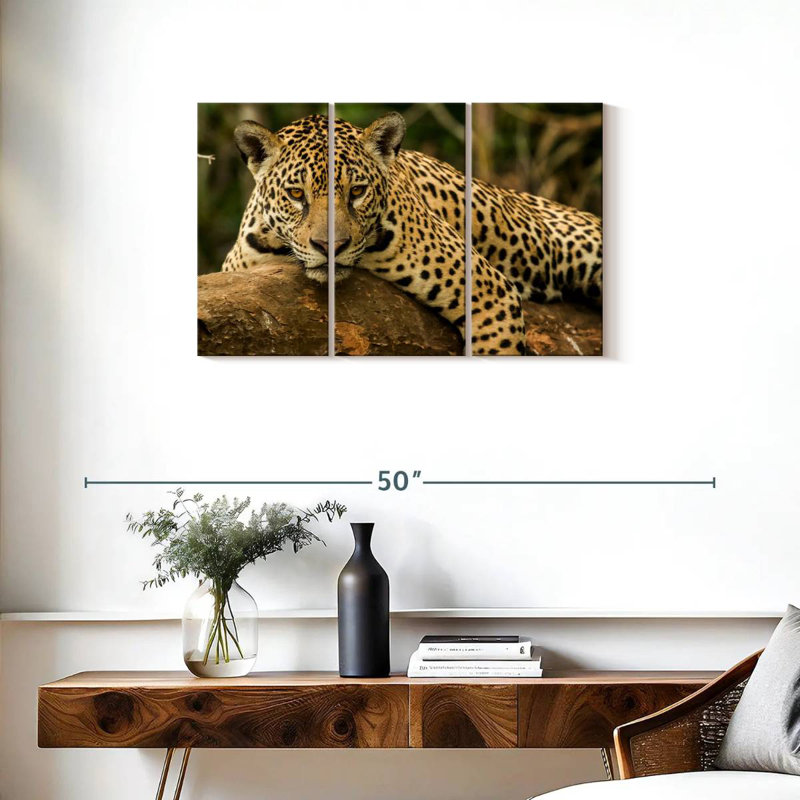 Brampt Intense Jaguar Gaze, 20" H x 33" W