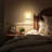 2 Pcs White & Nickel Warm White 3000K Dimmable Night Light