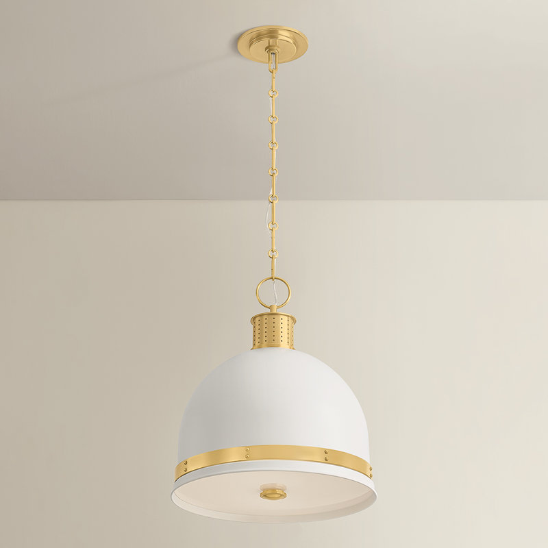 Luminaire suspendu Briscoe, Deux lumières, H 17,5 po x l 15 po x P 15 po