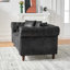 Canapé en tissu 83 po Chesterfield-1019977283
