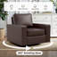 Fauteuil d'appoint pivotant de 36,2 po de largeur - polyuréthane espresso-559998200