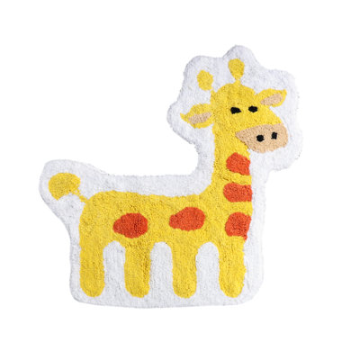 Kids Giraffe Animal Bath Rug