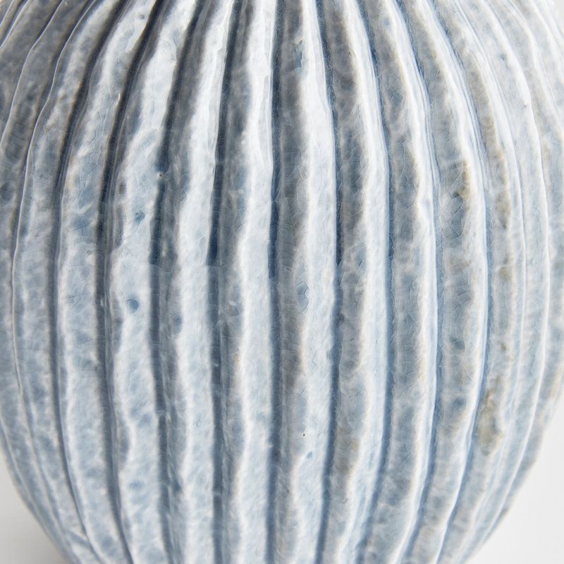 Dondi Handmade Clay Table Vase, 11" H x 7.50" W x 7.50" D