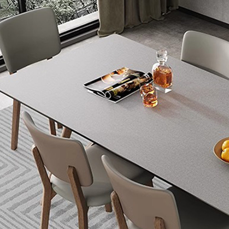 Rectangular home table and chair combination, 29.50"H x 59.00"L x 31.40"W