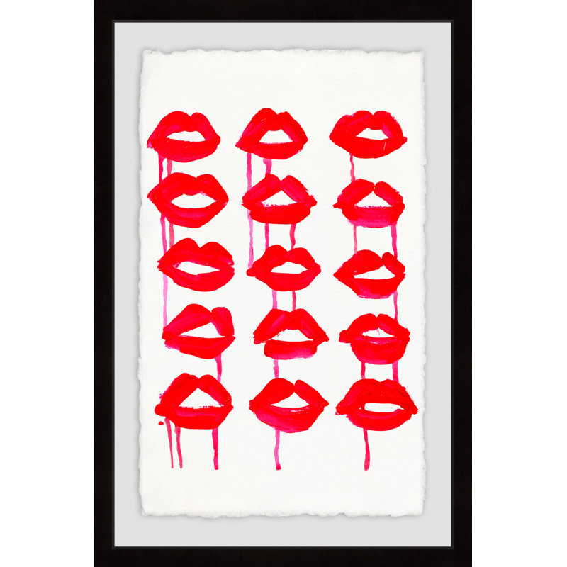 Luscious Red - Single Picture Frame Painting, 61 cm H x 41 cm W x 4 cm D