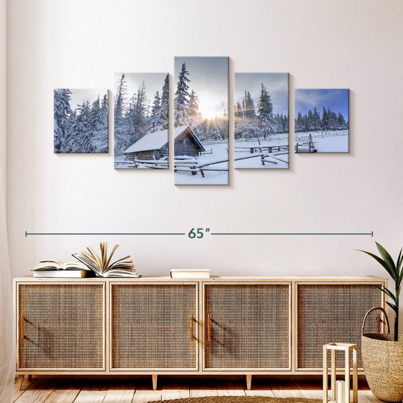 Old Winter Barn, 24" H x 55" W