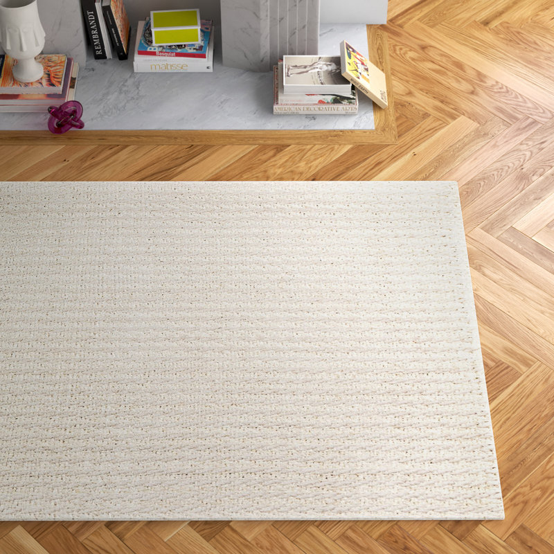 Madison Solid Colour Jute / Sisal Hand Woven Area Rug, Rectangle 122 x 183cm