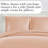 Southshore Fine Linens Southshore Basics Duvet Cover Set in Light Peach, Double-Brushed Microfiber Bedding with Hidden Zipper Closure and Corner Ties, 1 Pillow Sham, Twin/Twin XL-993066943-993066925