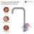 Stainless Steel Single Handle High-Arc Kitchen Faucet-71097884