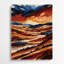 Aquarelle, paysage, 76, art mural en métal brun-1767192471