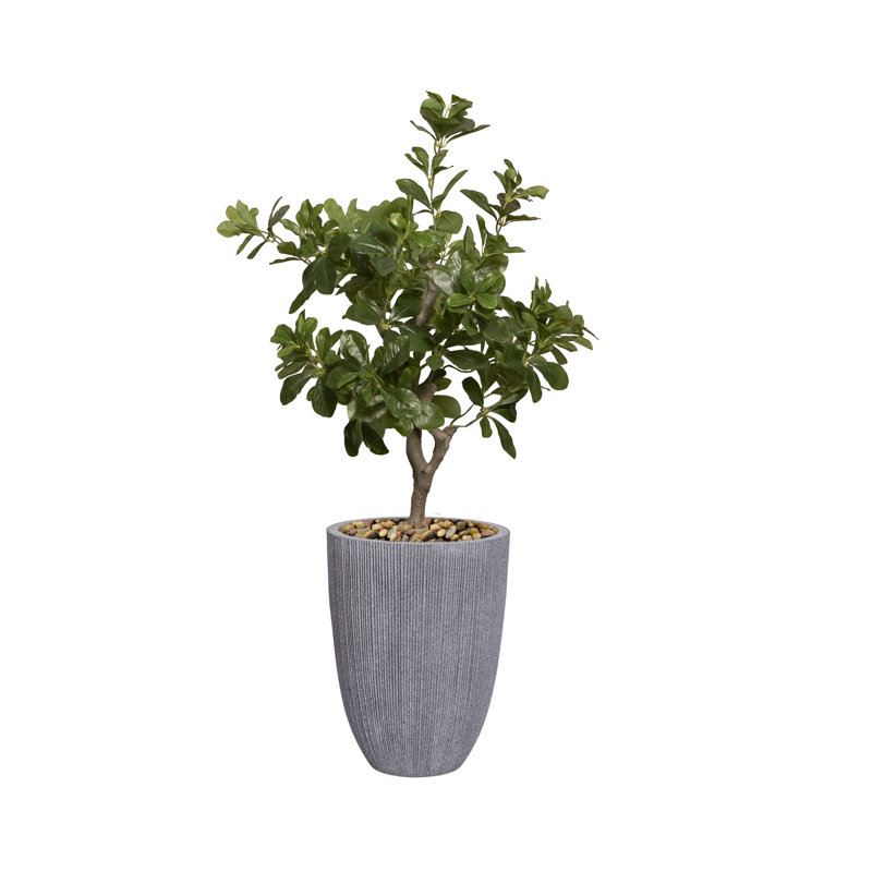Arbre à fleurs artificiel en pot 43,1 po