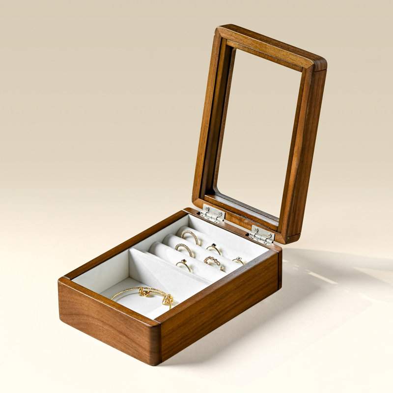 Boîte à bijoux de voyage, 0,45 pi x 0,39 pi x 0,59 pi