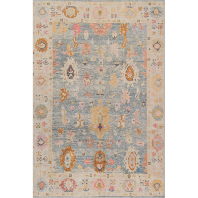  Thessia Hand Knotted Wool Area Rug