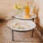 Set Of 3 Black Metal Round Wire Pizza Tray Riser Stands