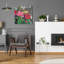 Art mural en verre Poolside Geraniums 2 'par Coco Good-900708766
