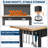 48"x24" Workstation with Drawer, LED Light & Back Panel – 6-Level Height, 2000 lb Capacity, ETL Outlets