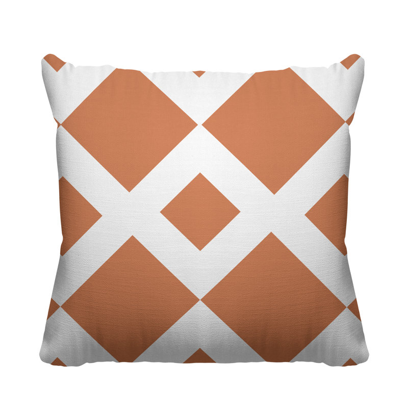 Coussin décoratif intérieur / extérieur Farrell, Nu géométrique 2, 17" x 17", Carré