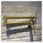 Gold Pot Filler Faucet Wall Mount Kitchen Folding Faucet With Double Joint Swing Arms, Two Handle Design