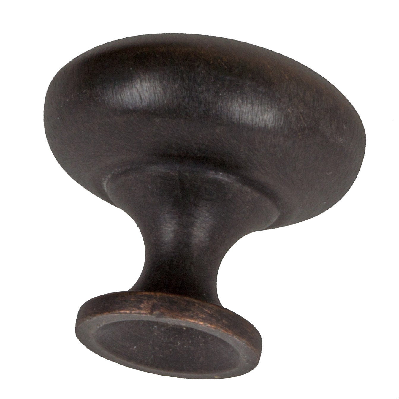 Classic Metal Mushroom Cabinet Knob, Oil Rubbed Bronze