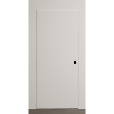 Porte intérieure régulière en bois manufacturé invisible sans cadre