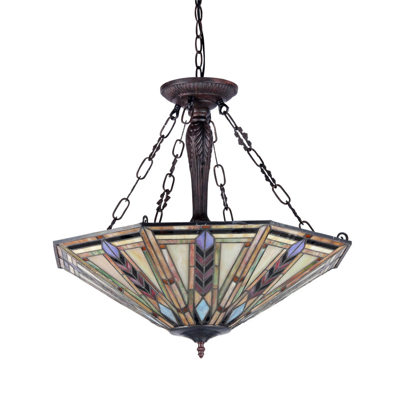 Luminaire suspendu bol 3 lumières unique Donalson