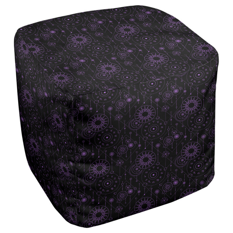 Leffel Upholstered Ottoman, Cube Insert (13 x 13 x 13)