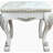 Dresden II Bone White Finish Vanity Stool