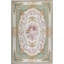 Hand-Knotted High-Quality Beige and Green Area Rug