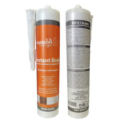 Instant Grab - Ceiling Tile, Wall Panel and Crown Molding Water Based Adhesive