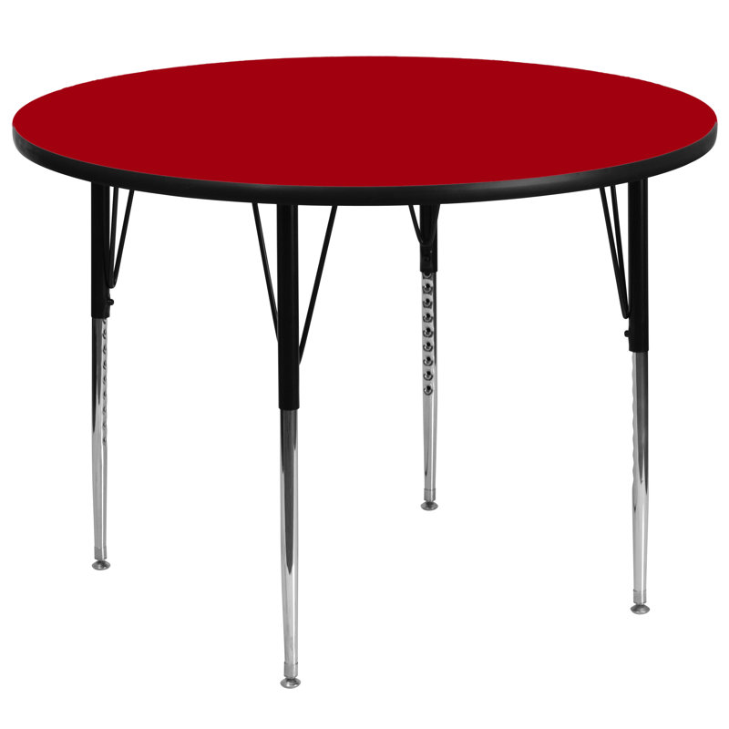 Table d'activité 42 po Goddard, Chêne, L 60 po x P 60 po x H 21,125 po - 30,125 po