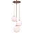 Freyda 3 - Light Gold Bulb Pendant