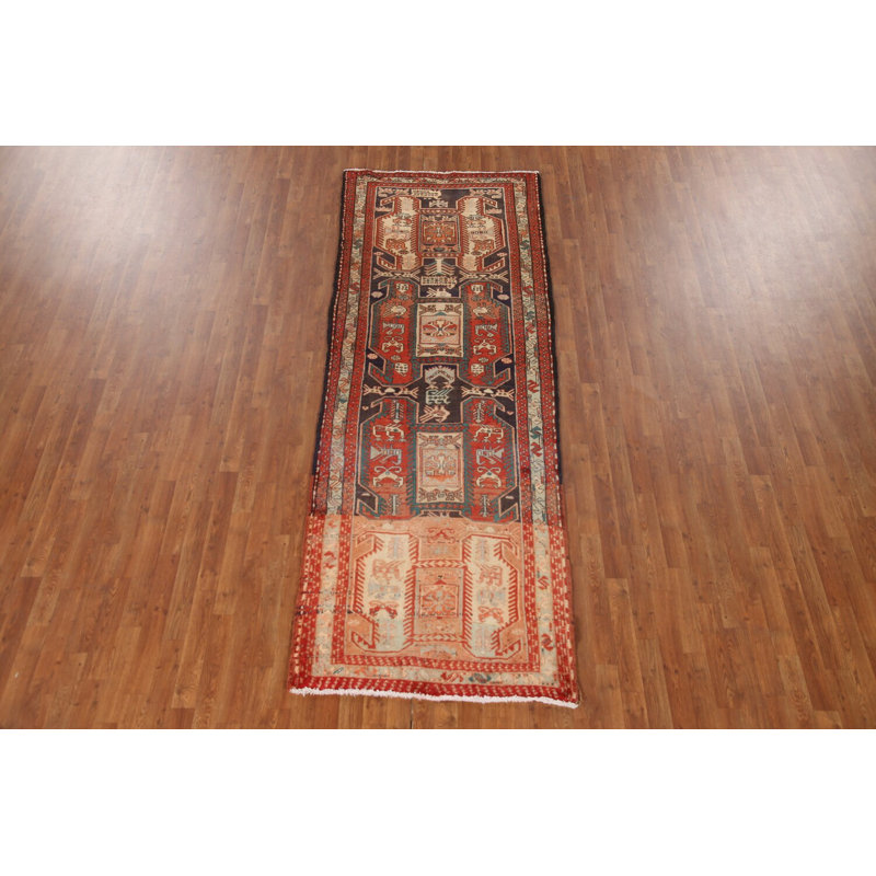 Tapis de couloir traditionnel rétro Vintage