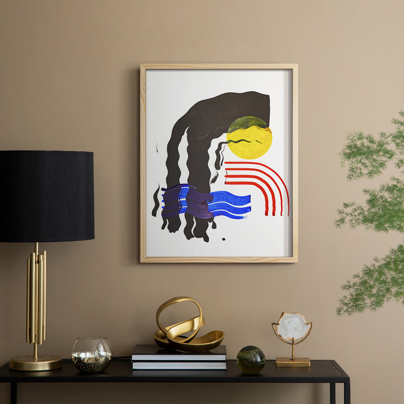 Shifting I Framed Print - Solid Wood, 21" H x 17" W
