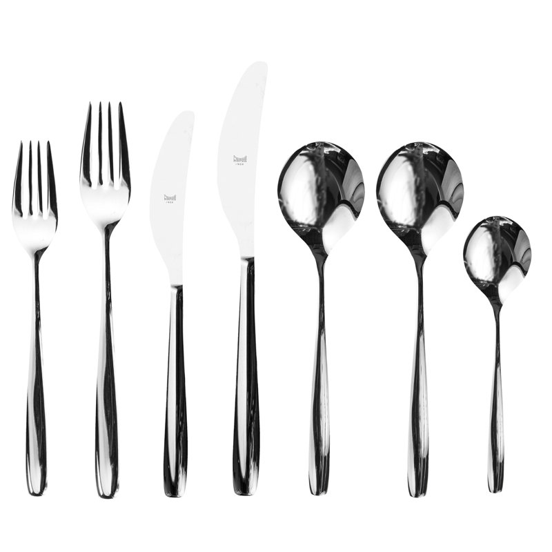 Morgana Flatware Set - 42 Pieces - Stainless Steel