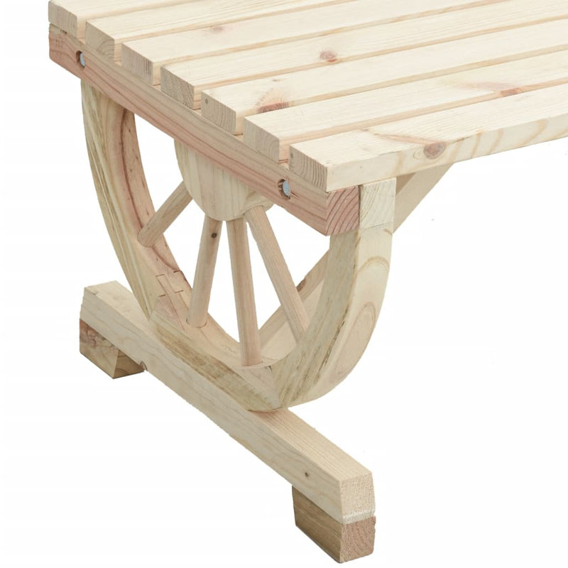 Shamavi Rectangular 2 - Person 90cm Long Picnic Table, White